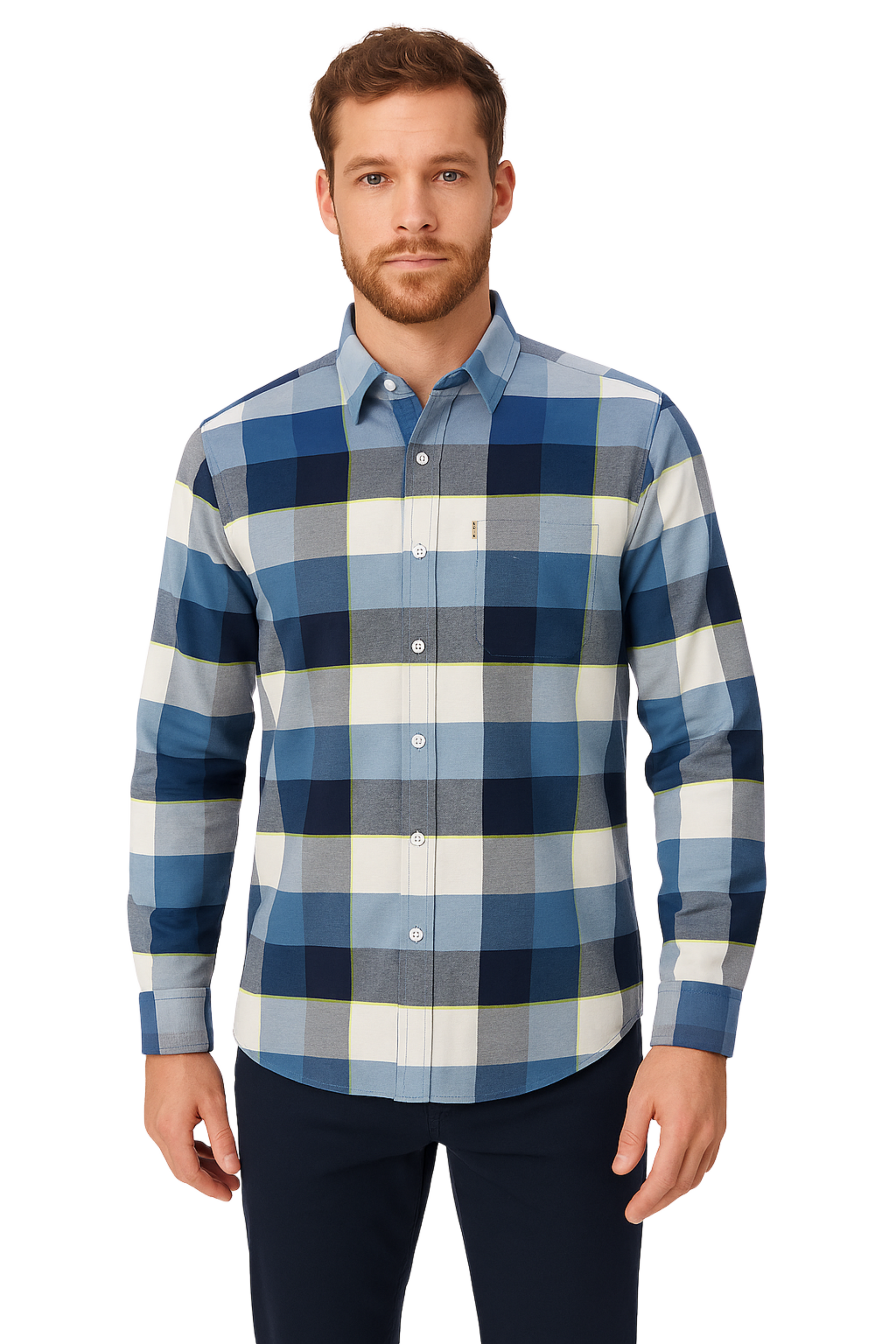 Premium Mens Shirt - Fade Resistant Cotton Formal Shirt | NOIR MEN